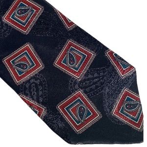 Oscar de la Renta Paisley Silk Necktie